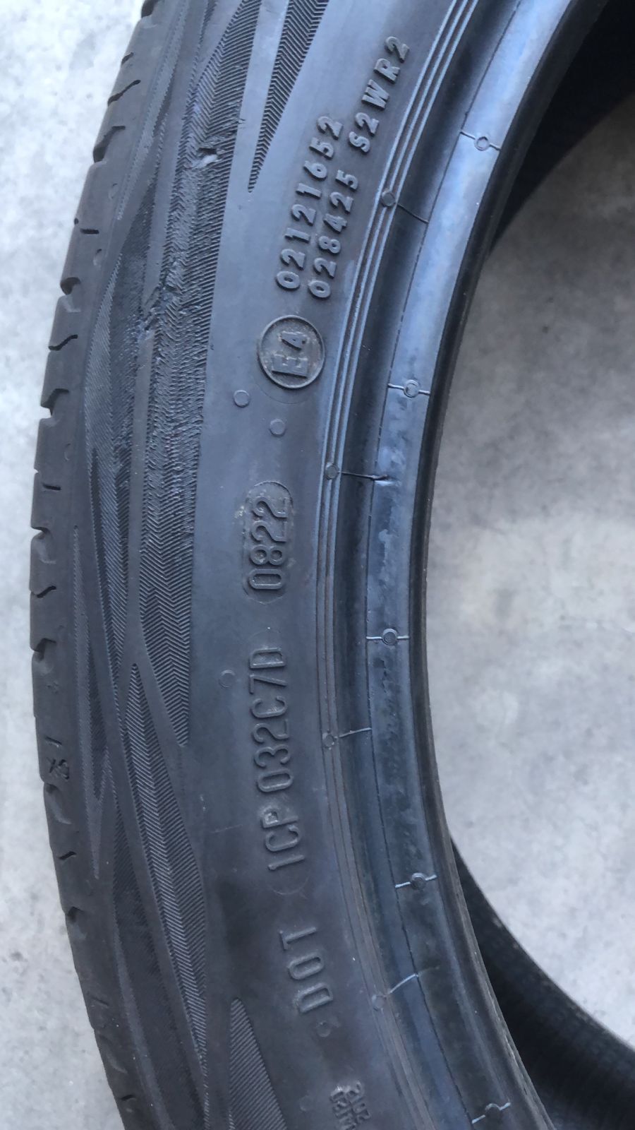 255/40/20 USA CONTINENTAL ECOCONTACT 6 10...